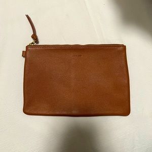 J-Crew Leather Wristlet